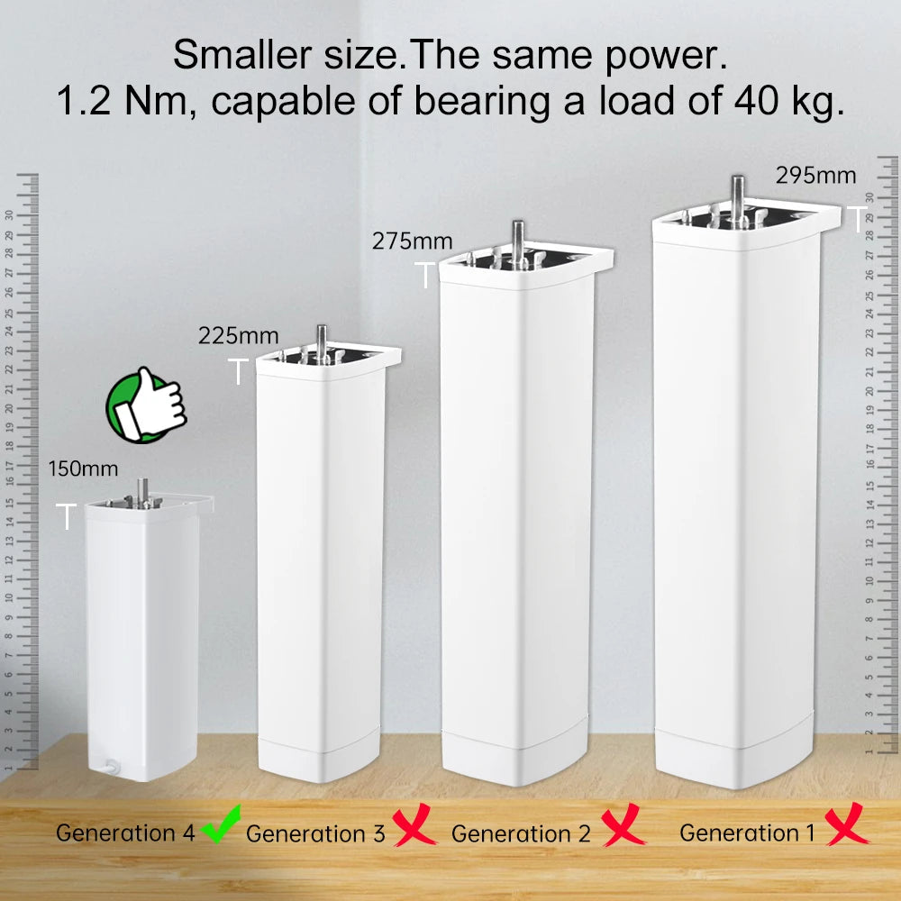 Tuya Smart 155MM Electric Curtain Motor – ZigBee/WiFi & Voice Control