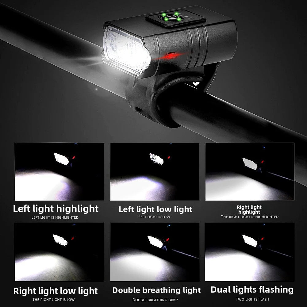 Aluminum Alloy Bicycle Headlight – High-Intensity Bike Light