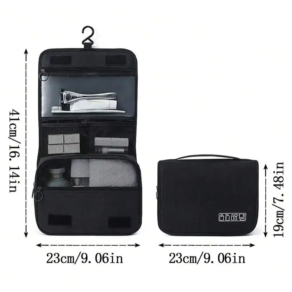 Foldable Hanging Toiletry & Makeup Bag
