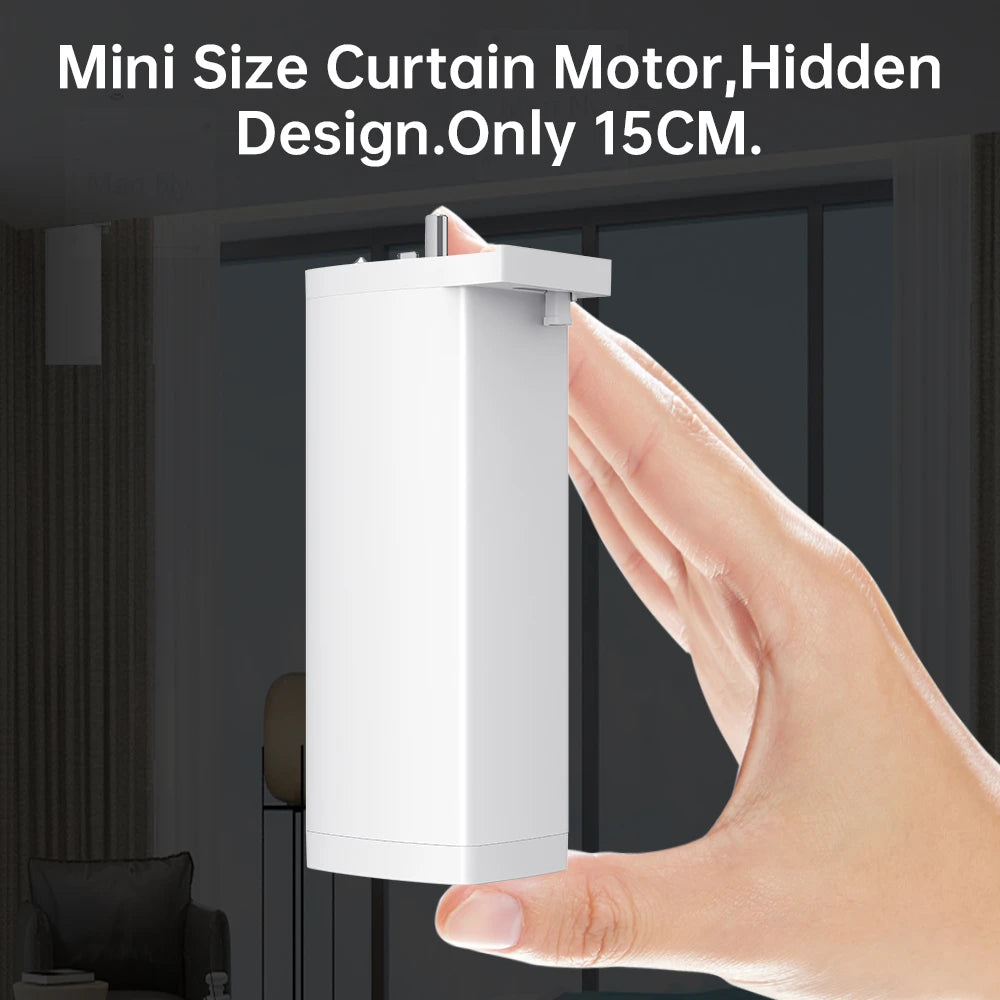 Tuya Smart 155MM Electric Curtain Motor – ZigBee/WiFi & Voice Control