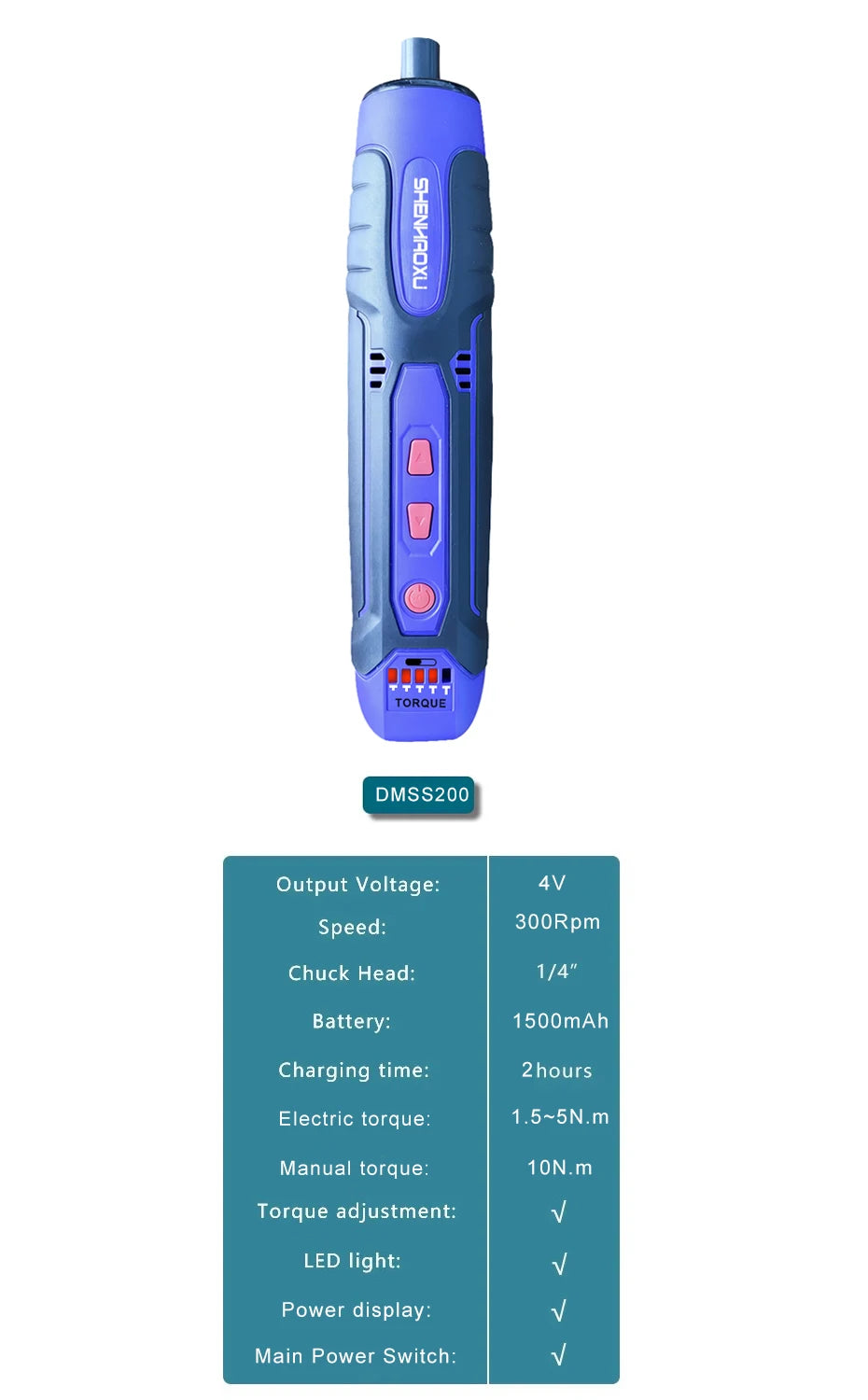3.6V Cordless Electric Screwdriver Set – Rechargeable Mini Drill