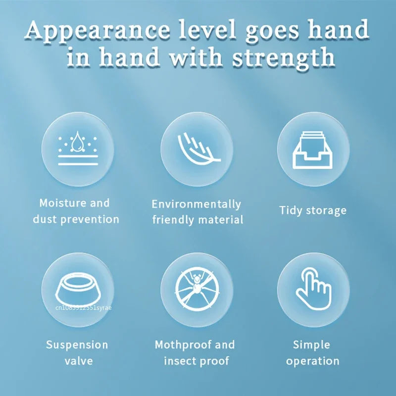 3/5PCS Vacuum Storage Bags for Clothes & Bedding