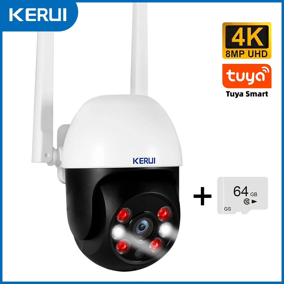 KERUI 10MP 5K Dual-Lens PTZ WiFi Security Camera