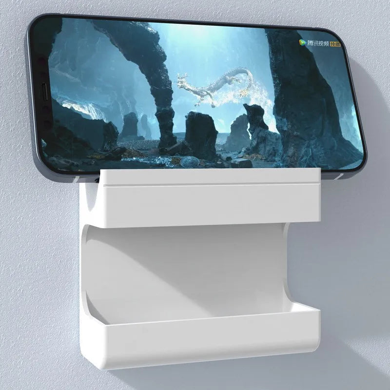 Wall-mounted Organizer for Remotes & Phones