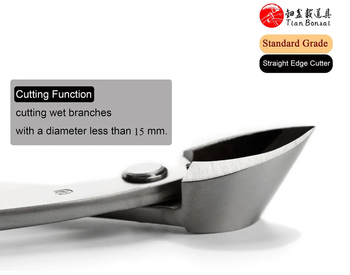 Straight Edge Bonsai Branch Cutter – 3Cr13 Steel