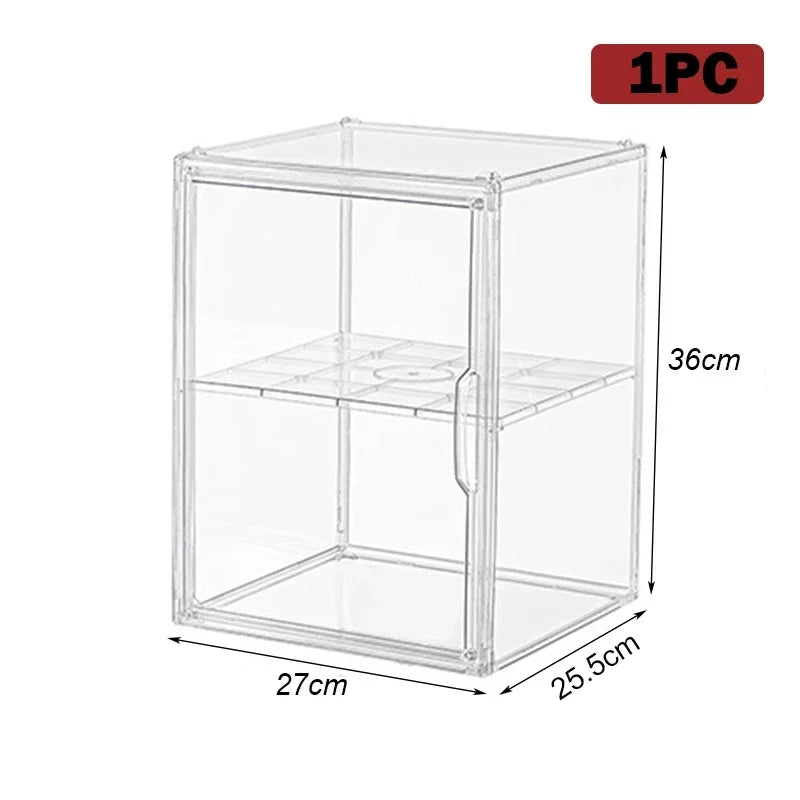 Clear Acrylic Storage Organizer Box – Large Capacity Display Case
