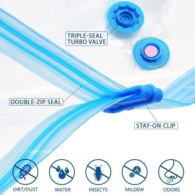 3/5PCS Vacuum Storage Bags for Clothes & Bedding