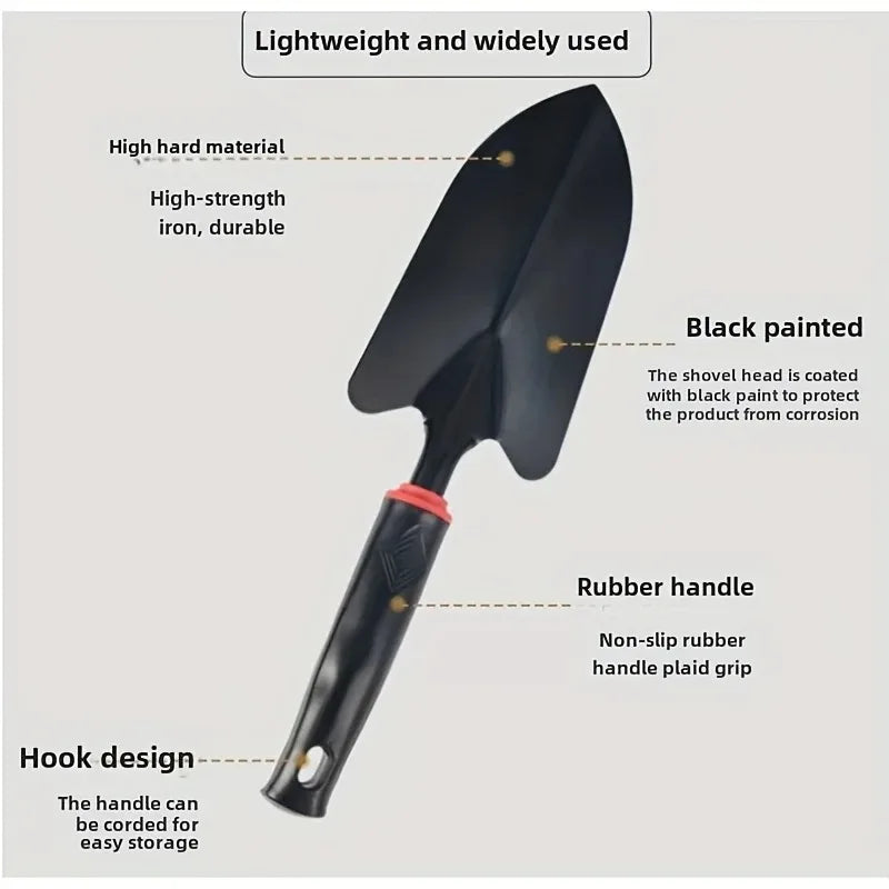 Metal Garden Trowel with Ergonomic Handle