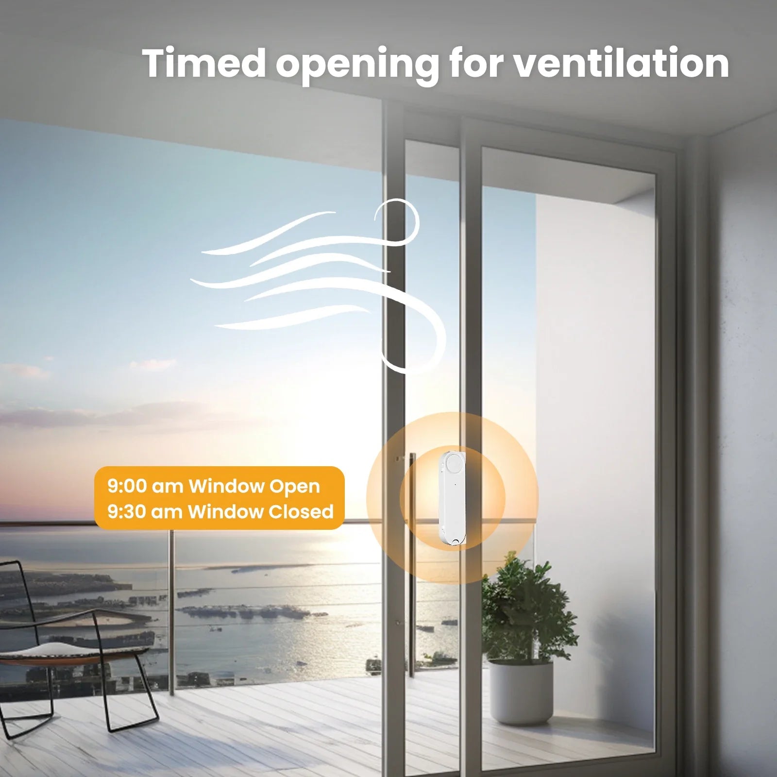 MOES ZigBee Smart Window Opener – Solar & App Controlled