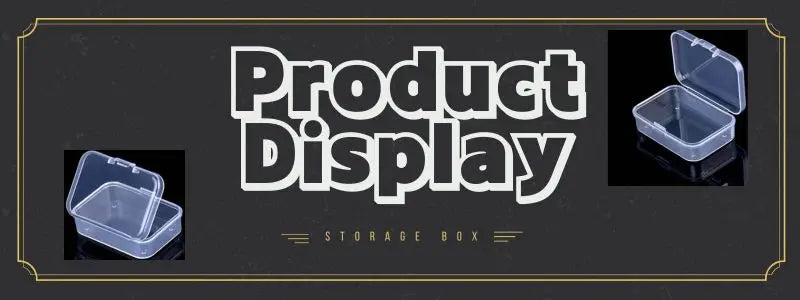 Mini Rectangular Plastic Storage Box – Translucent Jewelry Case