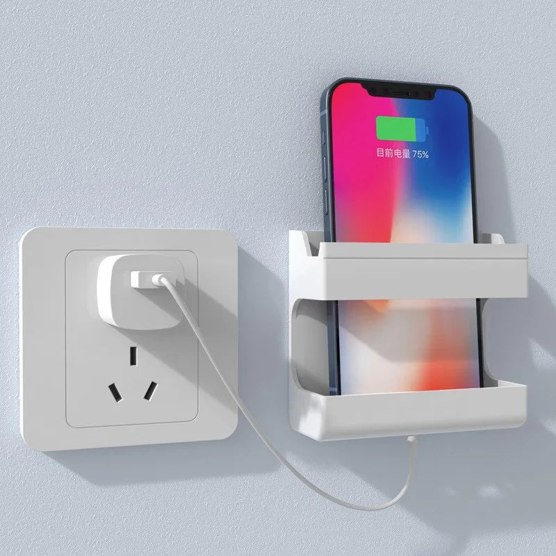 Wall-mounted Organizer for Remotes & Phones