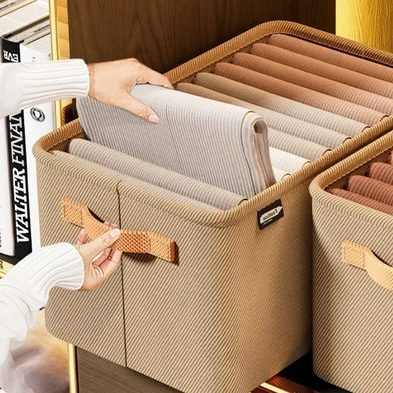 ççççThickened Clothes Organizer Box – Wardrobe & Drawer Storage