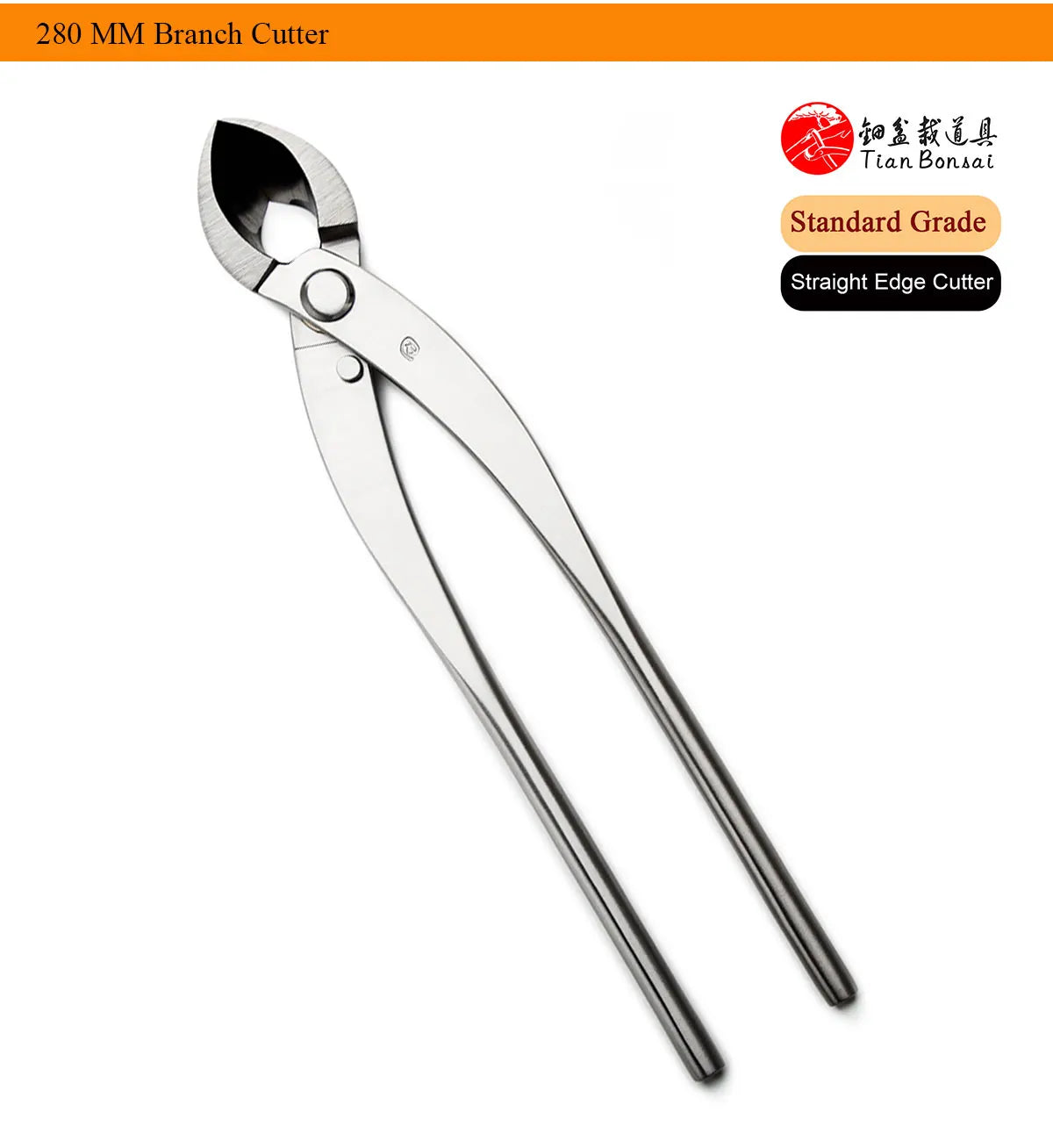 Straight Edge Bonsai Branch Cutter – 3Cr13 Steel