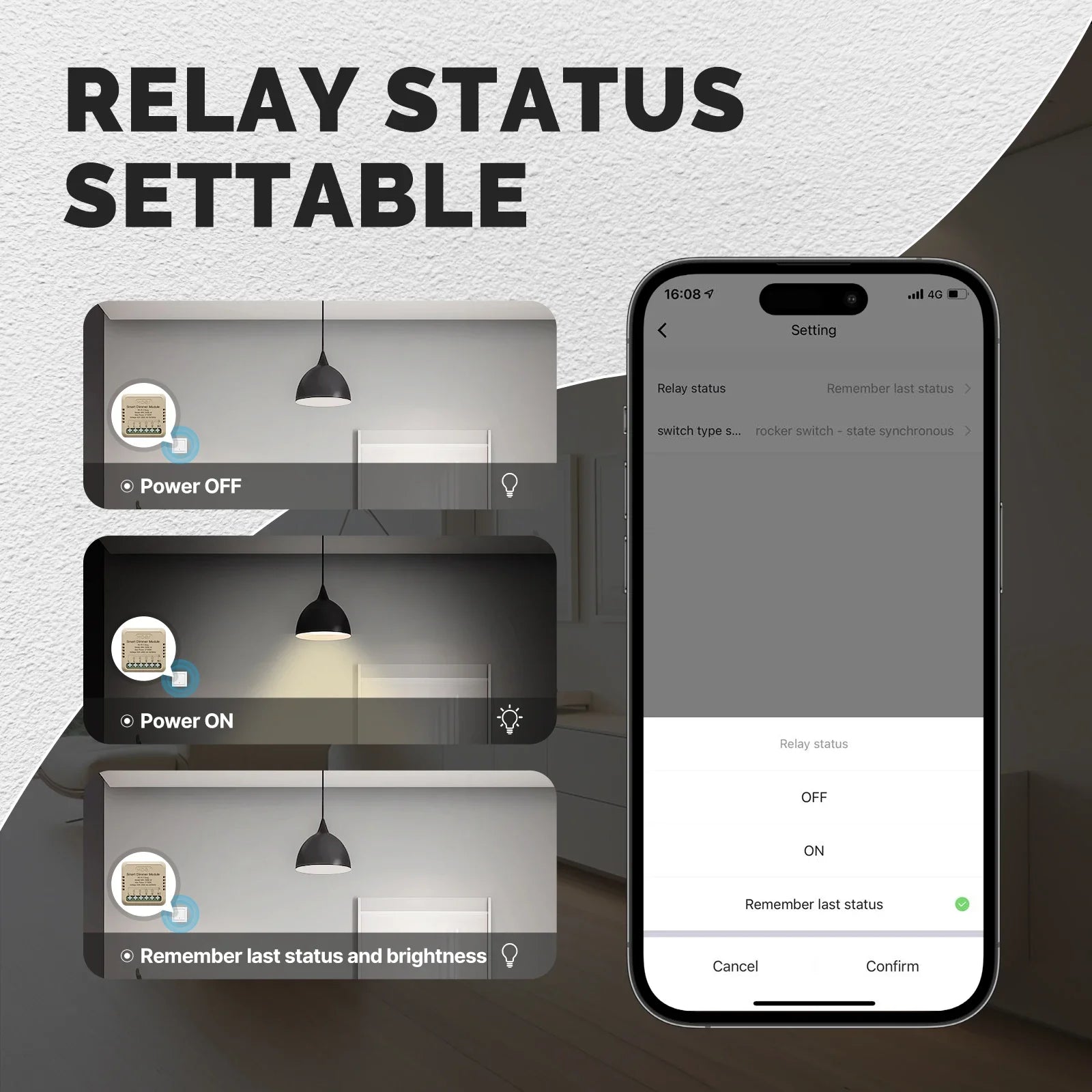 MOES Mini WiFi/Zigbee Smart Switch Module