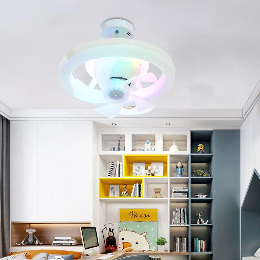 LED E27 Ceiling Fan with Light