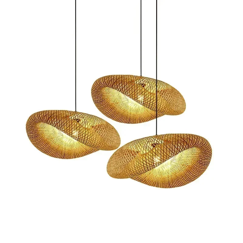 Bamboo Handwoven Pendant Light