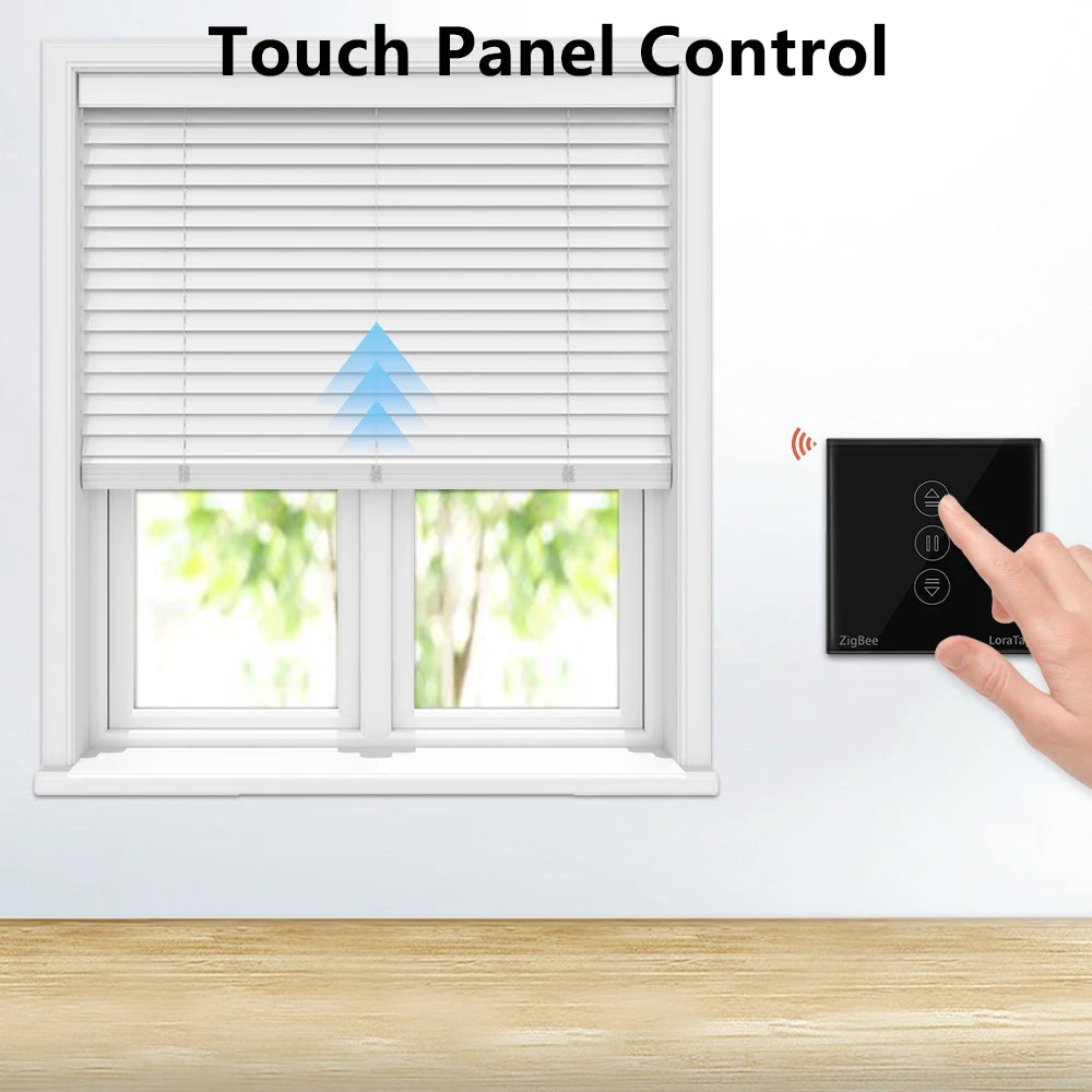 LoraTap ZigBee Curtain & Blind Switch – Smart Motor Control