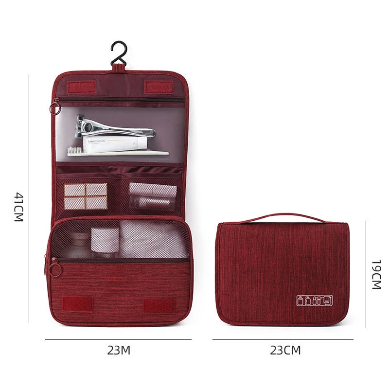 Foldable Hanging Toiletry & Makeup Bag