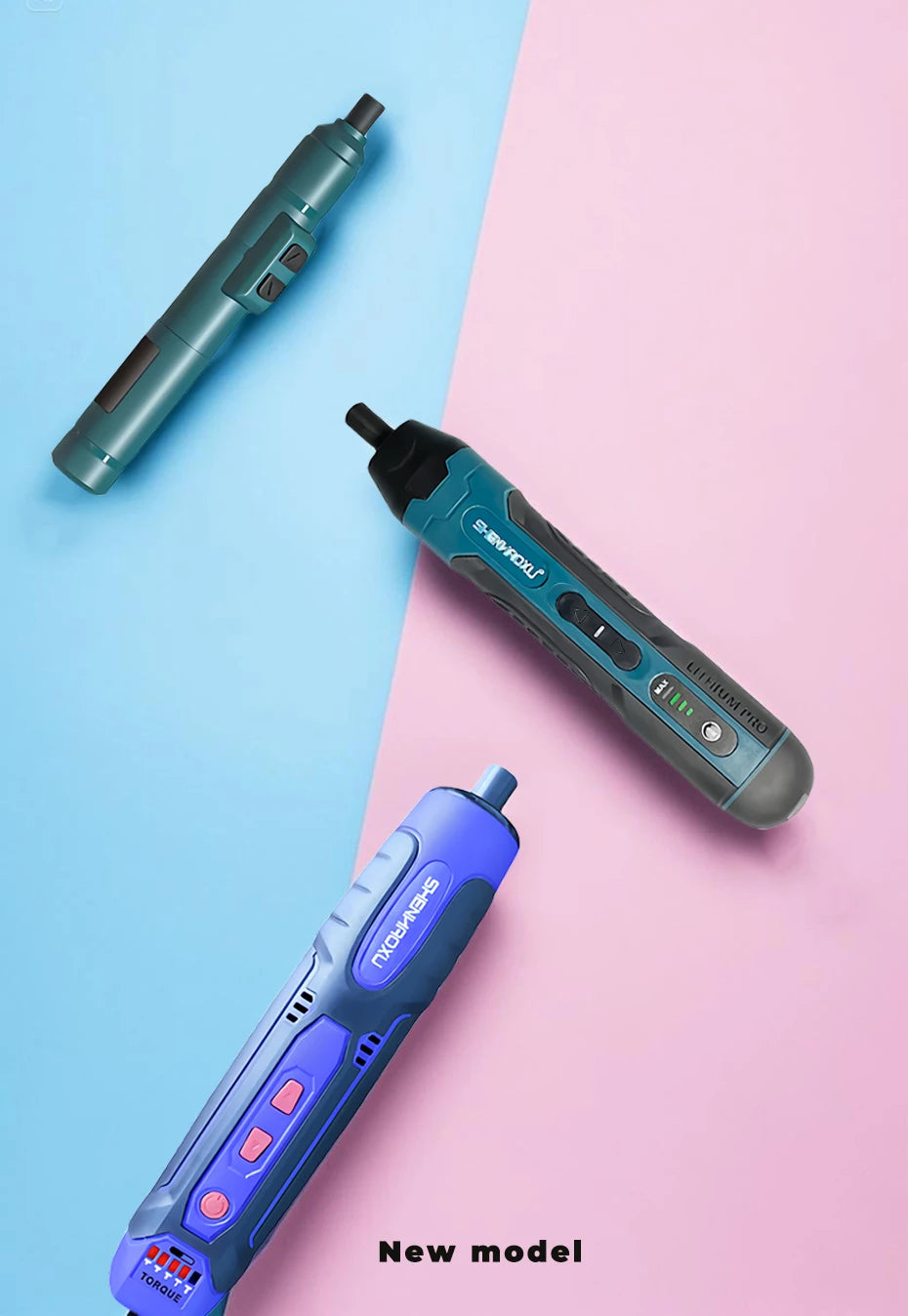 3.6V Cordless Electric Screwdriver Set – Rechargeable Mini Drill