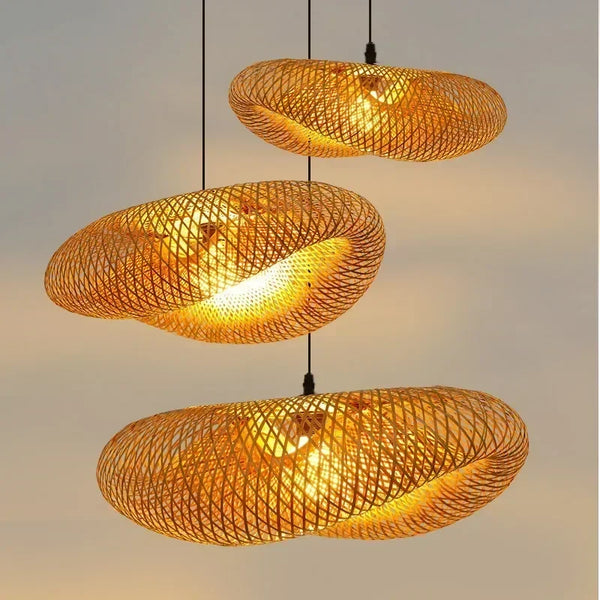 Bamboo Handwoven Pendant Light