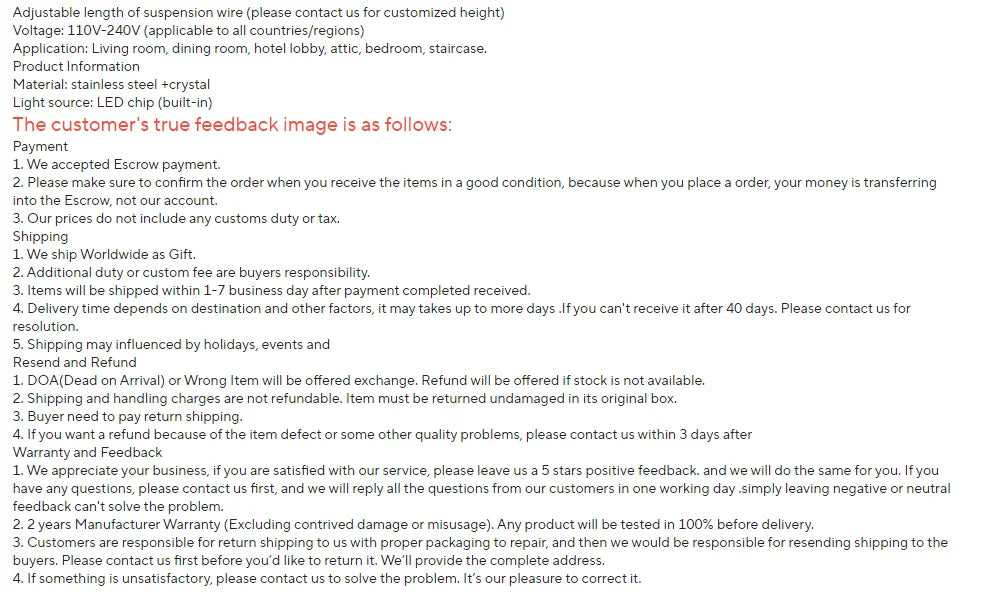 Luxury Gold Crystal LED Chandelier