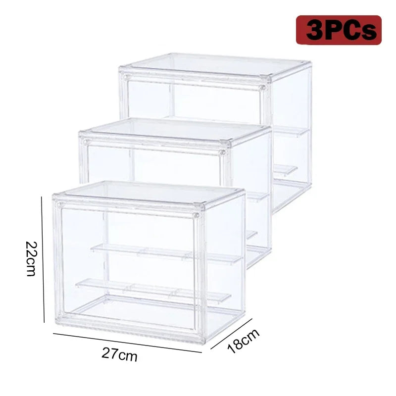 Clear Acrylic Storage Organizer Box – Large Capacity Display Case