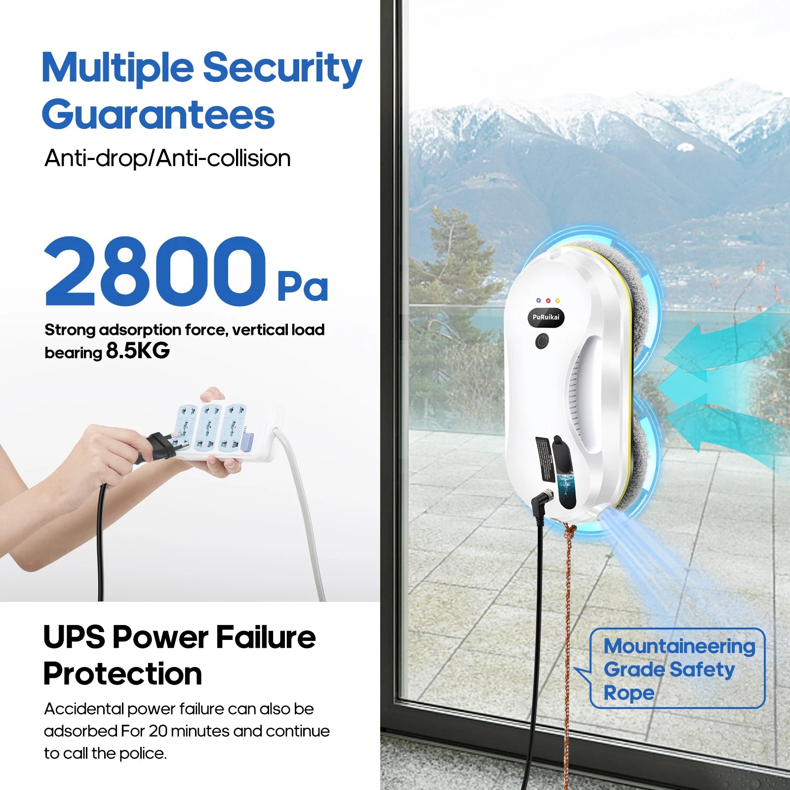 Automatic Window Cleaning Robot with Water Spray