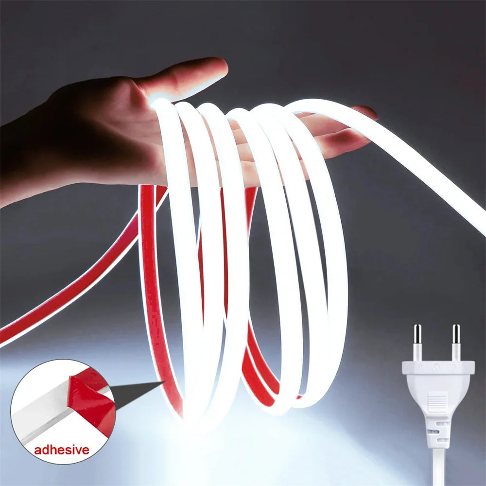 220V COB Waterproof LED Strip Lights