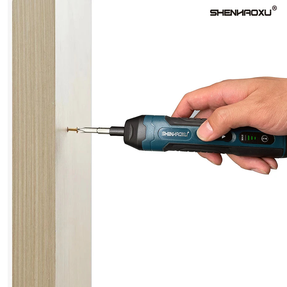 3.6V Cordless Electric Screwdriver Set – Rechargeable Mini Drill