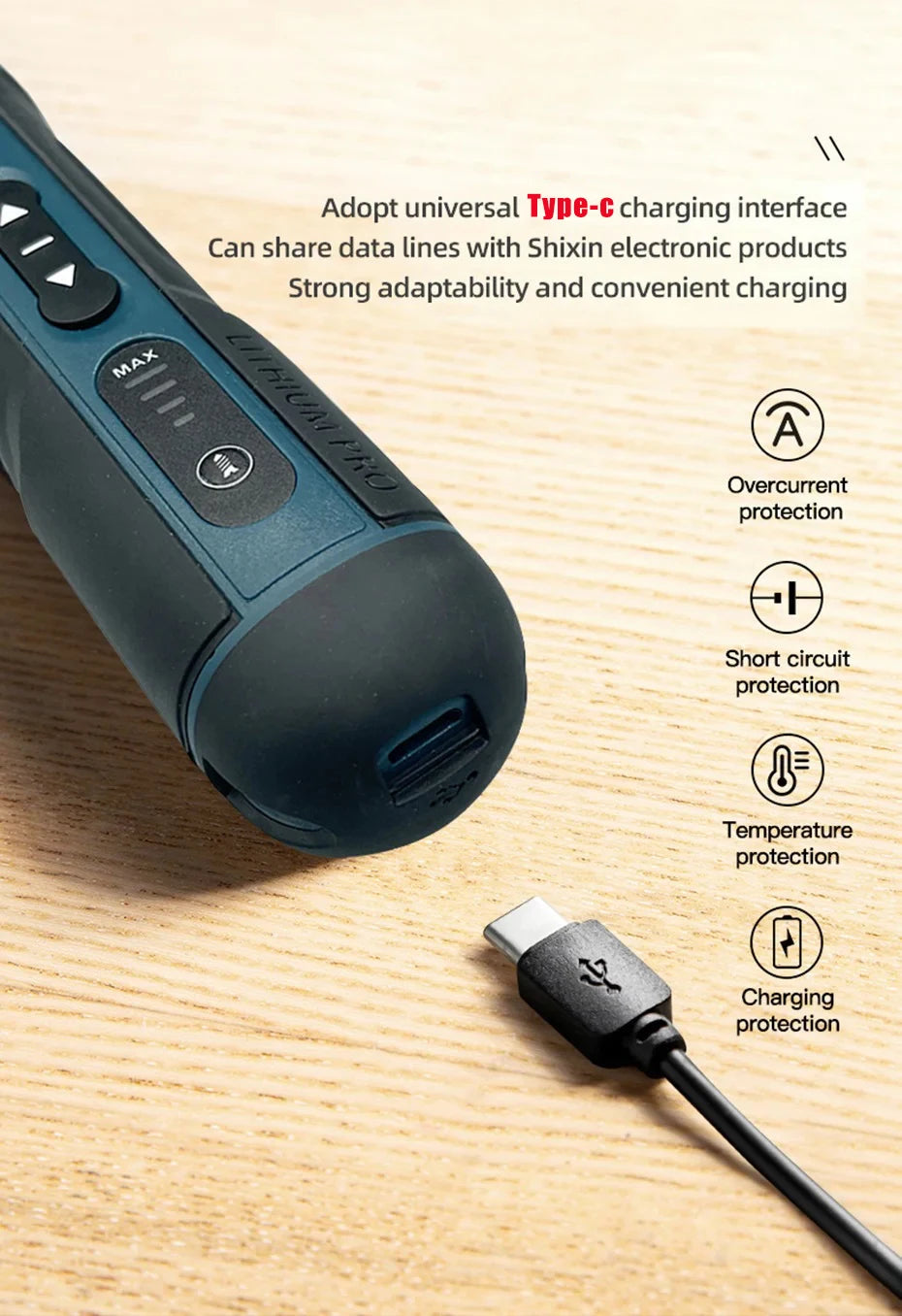 3.6V Cordless Electric Screwdriver Set – Rechargeable Mini Drill