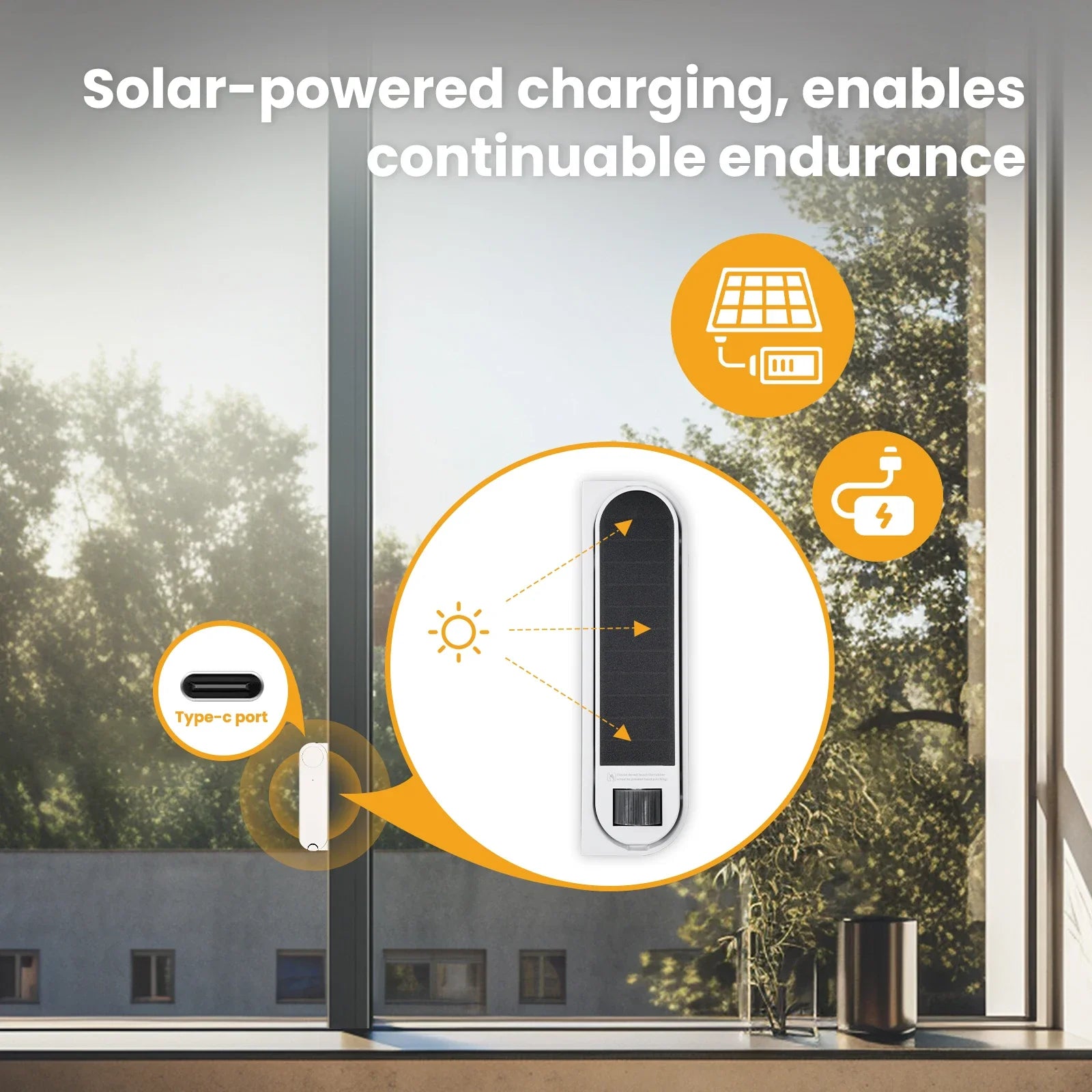 MOES ZigBee Smart Window Opener – Solar & App Controlled