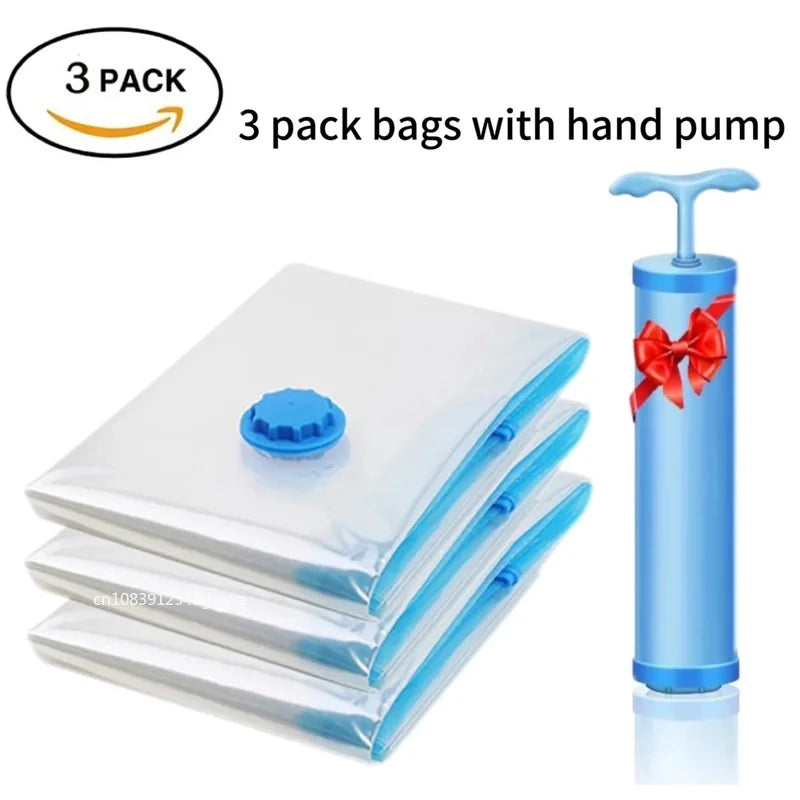 3/5PCS Vacuum Storage Bags for Clothes & Bedding