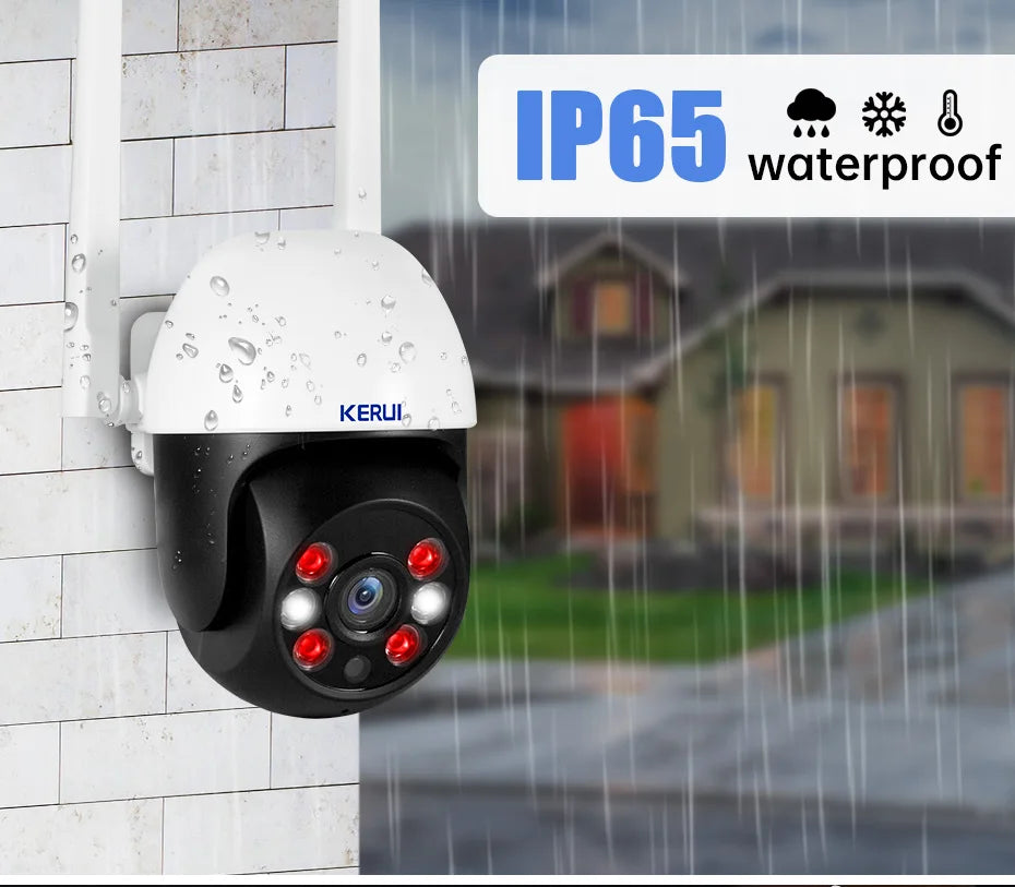 KERUI 10MP 5K Dual-Lens PTZ WiFi Security Camera