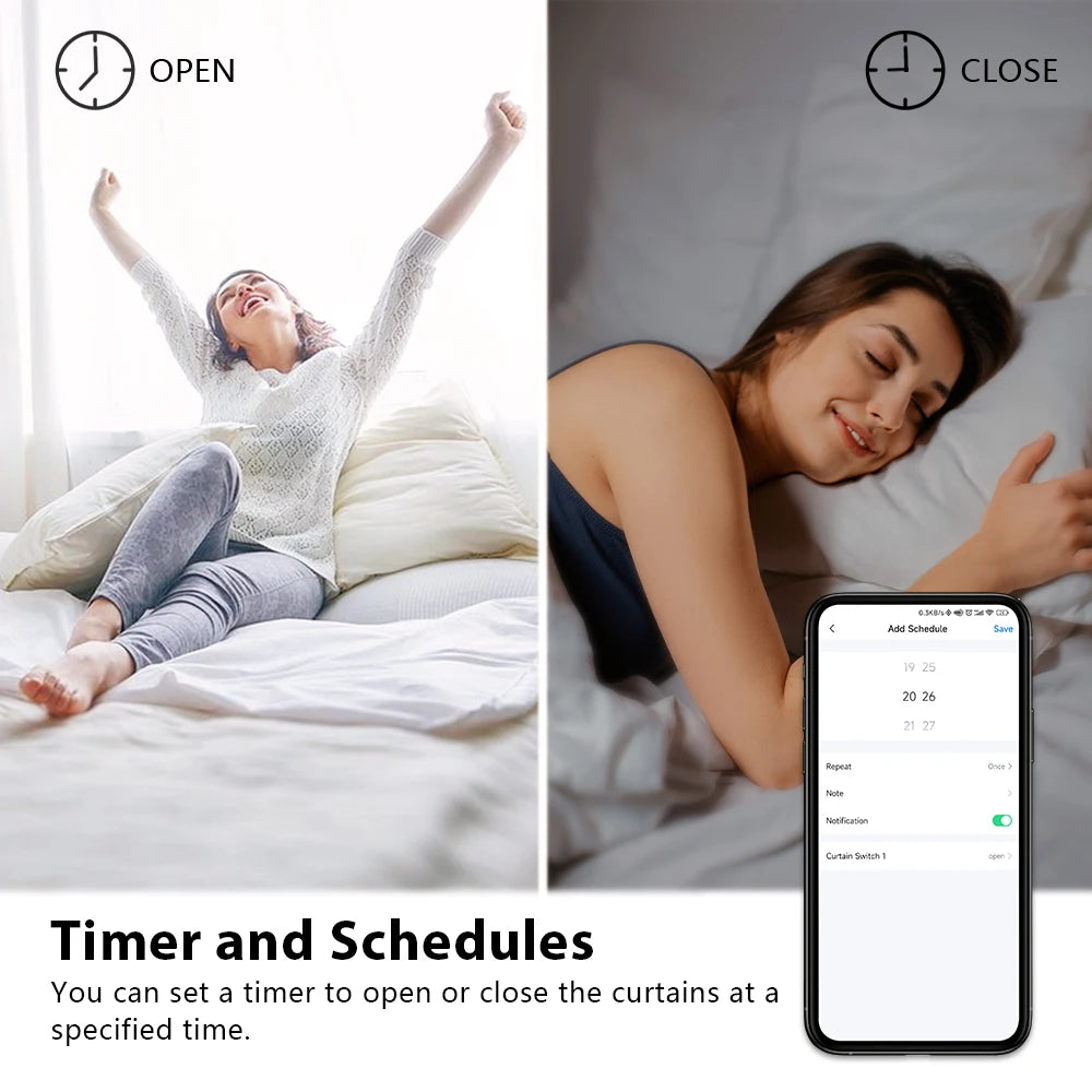 LoraTap ZigBee Curtain & Blind Switch – Smart Motor Control