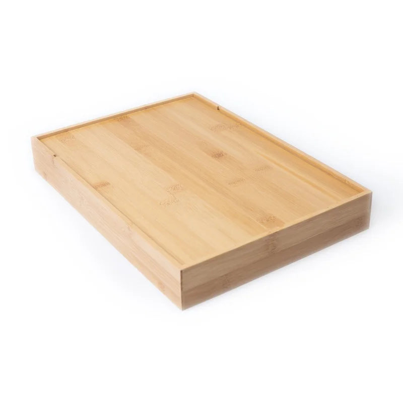 Natural Bamboo Silverware Organizer