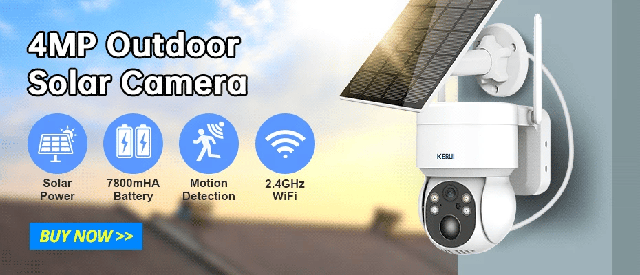 KERUI 4K Mini WiFi Indoor IP Camera – Tuya Smart Auto-Tracking CCTV