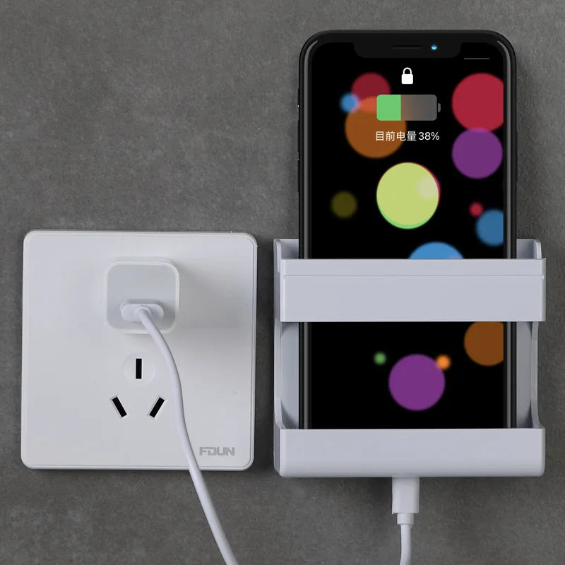 Wall-mounted Organizer for Remotes & Phones