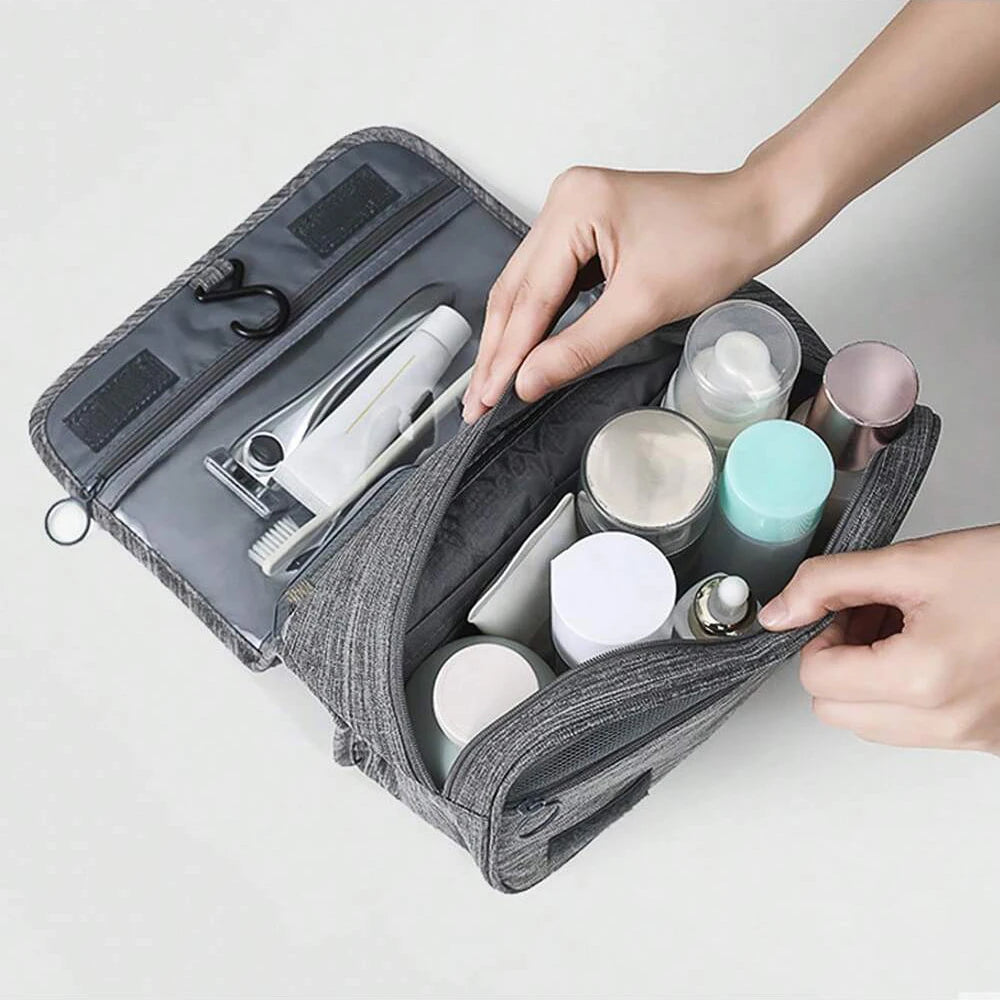 Foldable Hanging Toiletry & Makeup Bag