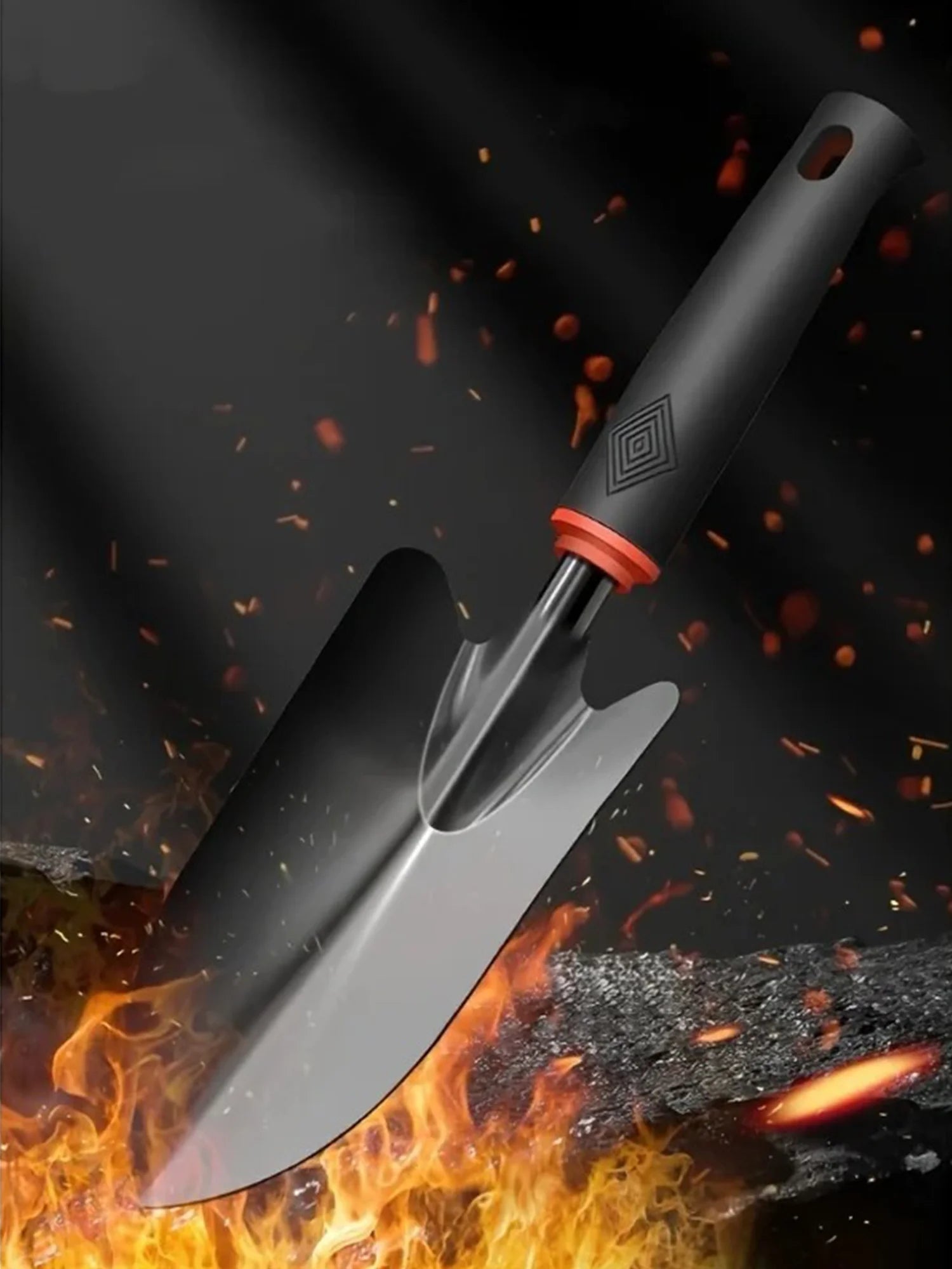 Metal Garden Trowel with Ergonomic Handle