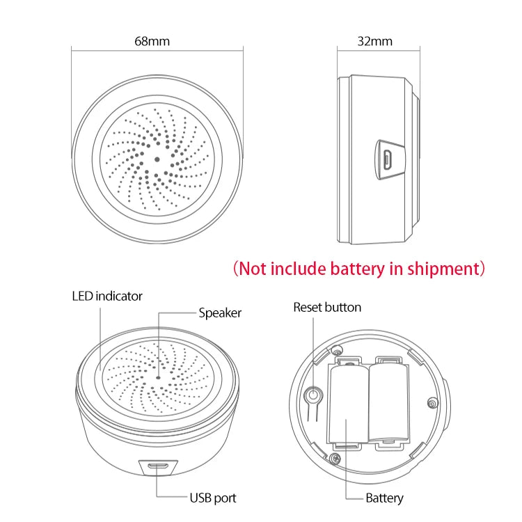 Smart Home Siren Alarm System