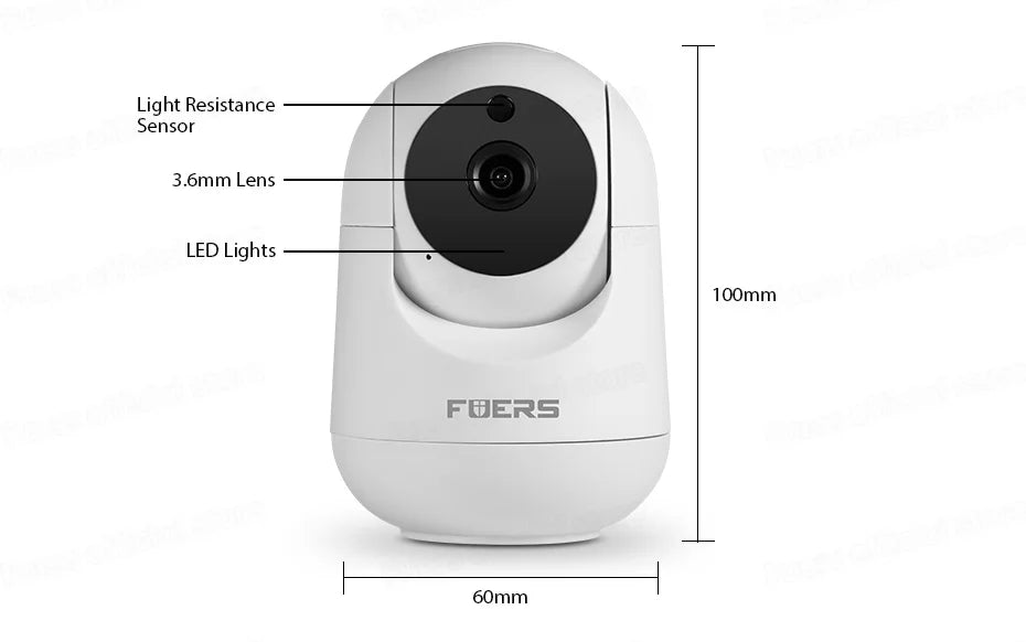 Fuers 5MP Tuya WiFi Indoor IP Camera