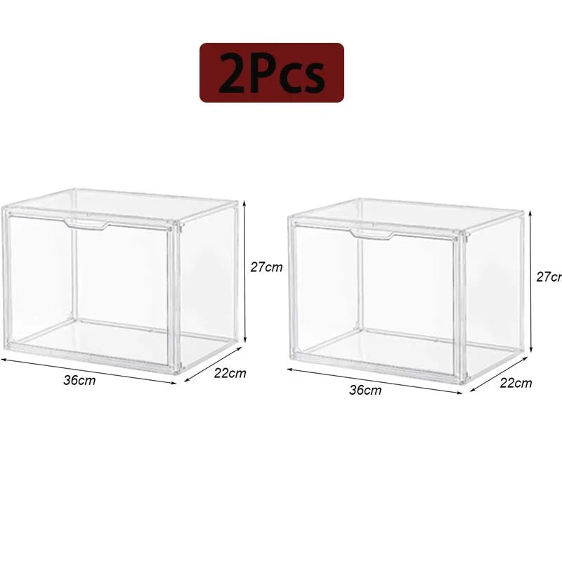 Clear Acrylic Storage Organizer Box – Large Capacity Display Case