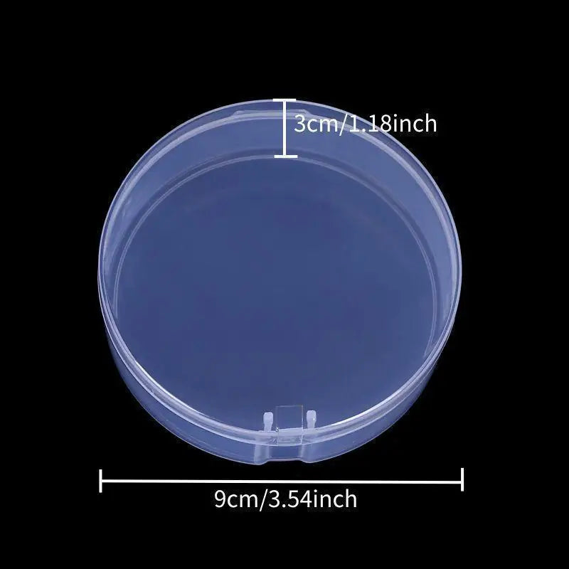 Mini Rectangular Plastic Storage Box – Translucent Jewelry Case