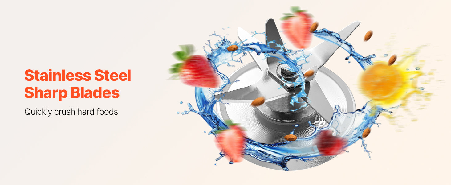 VEVOR 1400W Professional Smoothie Blender