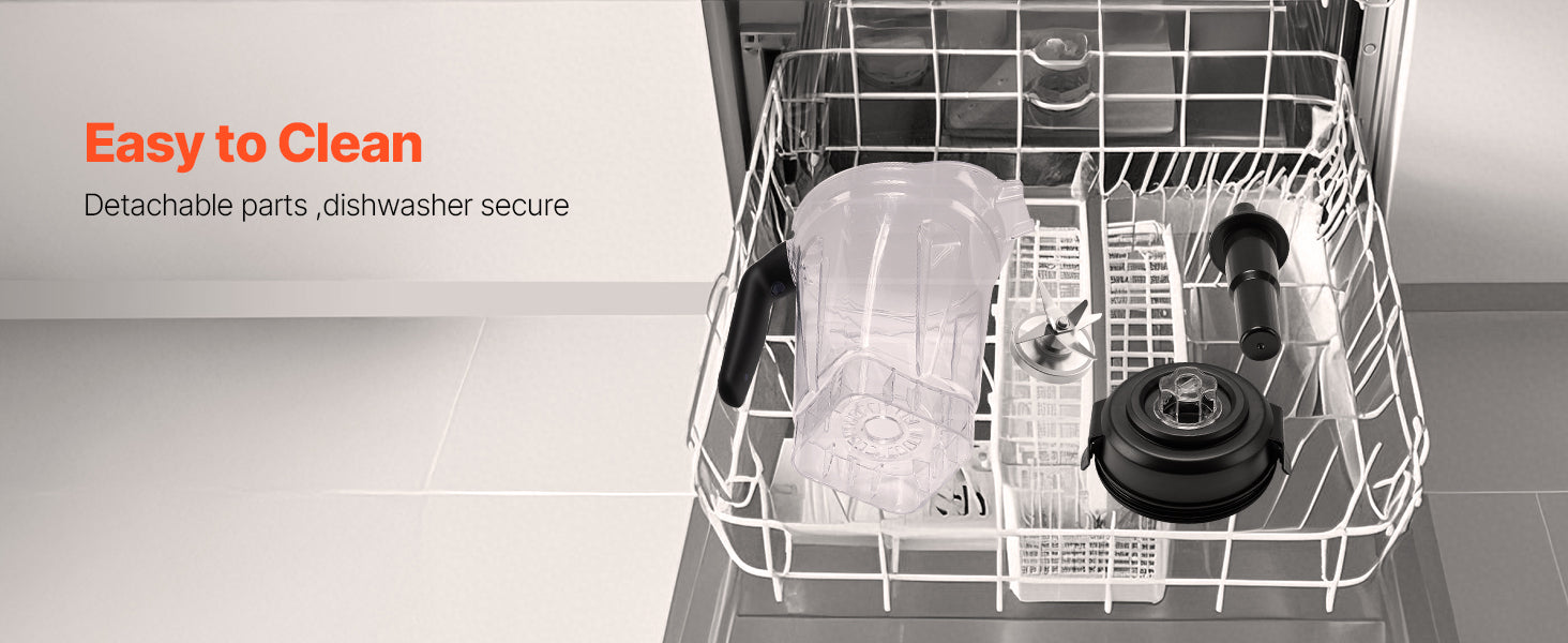 VEVOR 1400W Professional Smoothie Blender