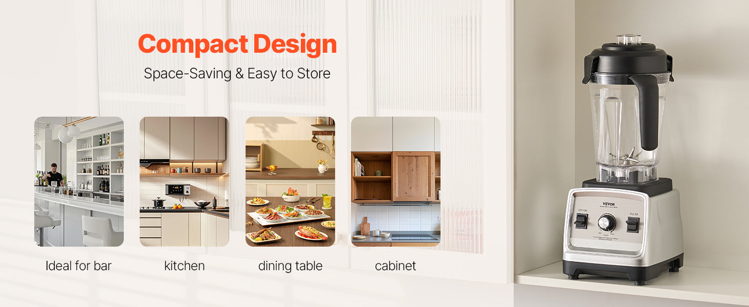 VEVOR 1400W Professional Smoothie Blender