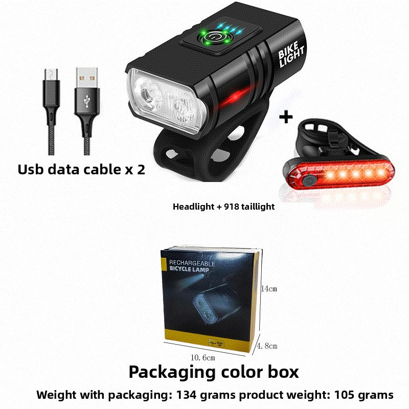 Aluminum Alloy Bicycle Headlight – High-Intensity Bike Light